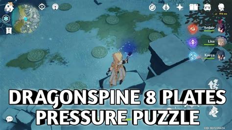 Dragonspine 8 Pressure Plates Puzzle - Genshin Impact - YouTube