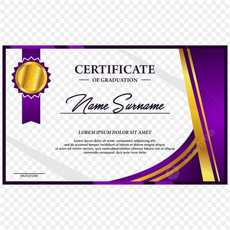 Certificate Border Design Vector Hd PNG Images, Graduation Certificate ...