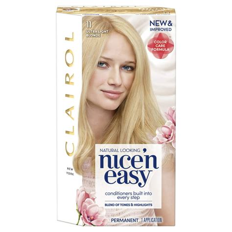 Clairol Nice 'n Easy Hair Color, 11 Ultra Light Blonde - Walmart.com ...