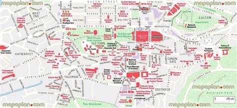 Edinburgh map - Edinburgh Festival all venues map showing fun & easy to ...