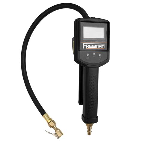 Freeman Digital Tire Inflator with LCD Pressure Gauge and Work Light ...