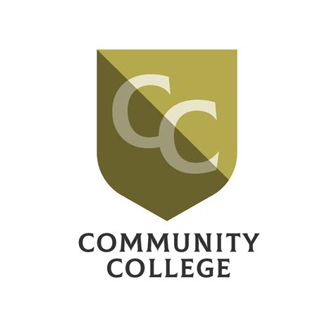 Community College - Letter CC shield logo vector - Roven Logos