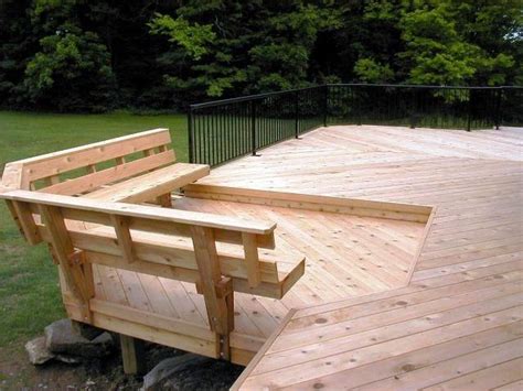 Corner Benches | Deck bench, Deck seating, Deck bench seating