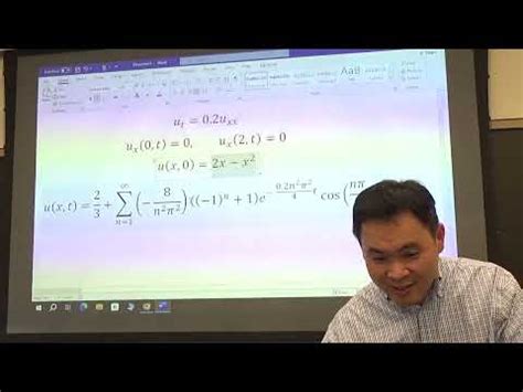 Graph of the solution to the heat equation - YouTube