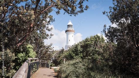 Hike to the iconic lighthouse of Byron Bay Stock Photo | Adobe Stock