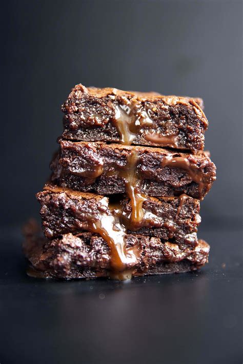 Salted Caramel Brownies - Broma Bakery