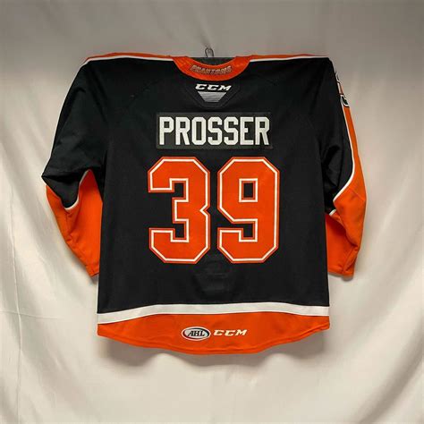 AHL Authentic - 2019-20 Lehigh Valley Phantoms Black Jersey Issued to ...