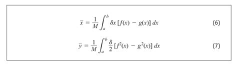 calculus - Which formula should I use for finding the center of mass of ...