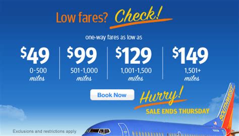 Southwest $49, $99, $129, and $149 Flight Sale - Deals We Like