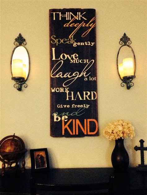 Wood sign from hobby lobby | Wood signs, Chalkboard quote art, Hobby lobby