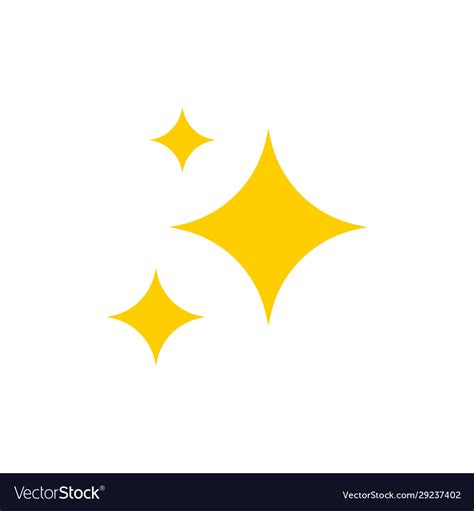 Shine icon on white Royalty Free Vector Image - VectorStock