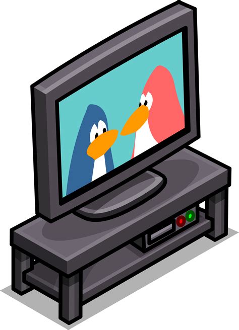 Tv Clipart Stand - Cartoon Tv And Stand - Png Download - Full Size ...