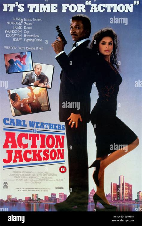 CARL WEATHERS POSTER, ACTION JACKSON, 1988 Stock Photo - Alamy