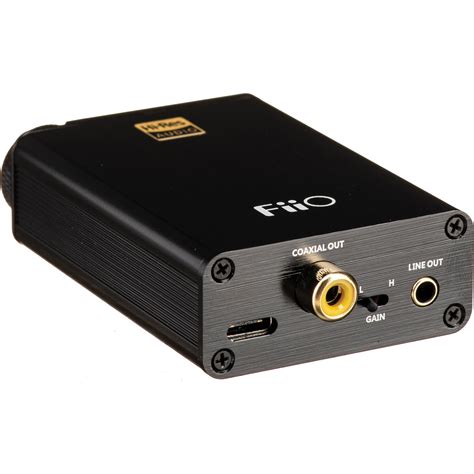 FiiO USB Type-C DAC and Headphone Amplifier E10K-TC B&H Photo