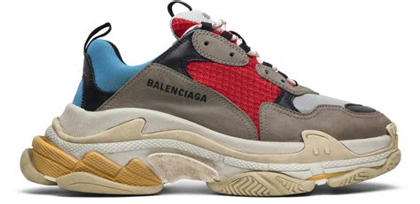 Balenciaga Triple S Grey Red Blue - 512175-W09O2-4365 - Novelship