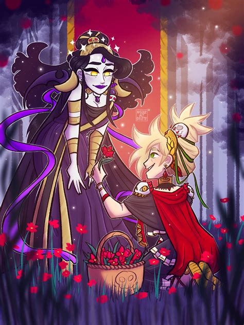 Gardening With Nyx and Persephone Hades Print - Etsy