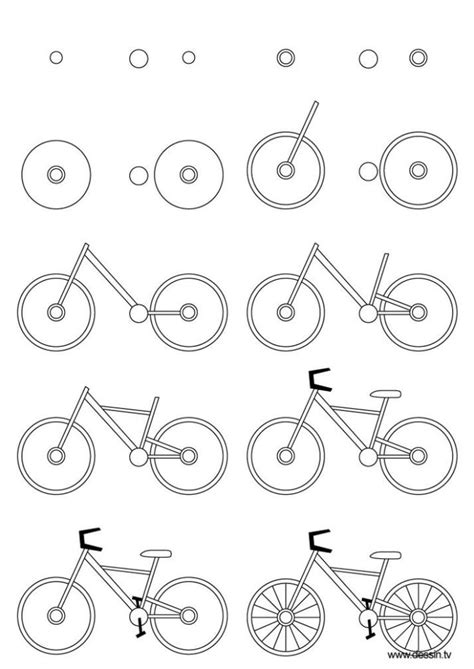 Aprendemos a dibujar: Una bicicleta