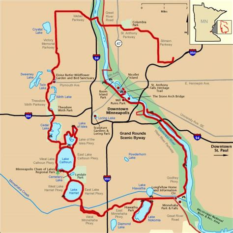 Minneapolis Bike Trail Map - Shari Demetria