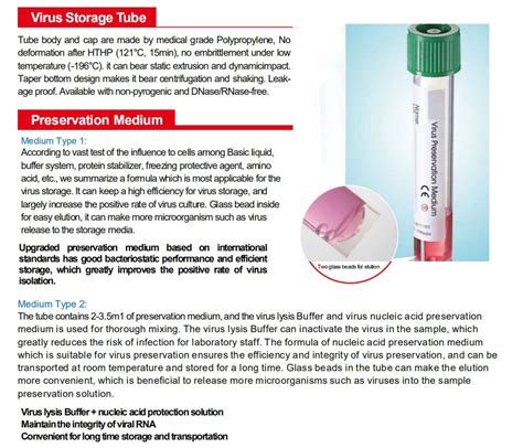 Viral Transport Media VTM | Universal Viral Transport System ...