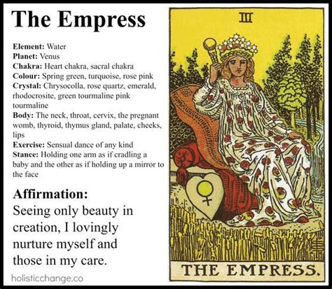 The Empress Tarot Card | Empress tarot card, Empress tarot, Tarot readers