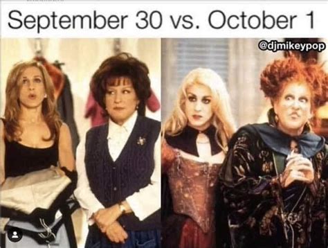 The Best September 30th vs October 1st Memes for 2024 - Lola Lambchops