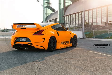 Customized Attention Stealing Orange Nissan 370Z Screams of Racing ...