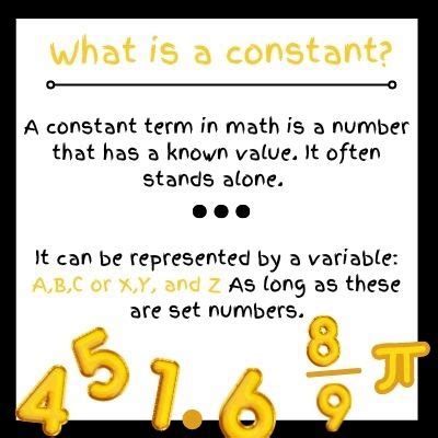 Constant Term | Definition & Examples - Lesson | Study.com