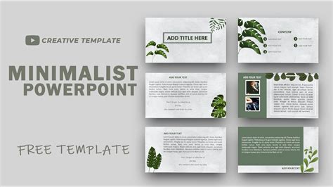 Minimalist Powerpoint Template