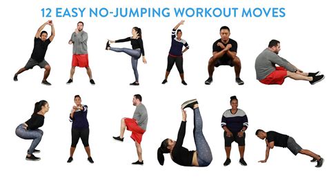 12 Easy No-Jumping Workout Moves - YouTube