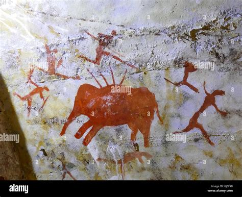 Cave painting found in the Cave of Altamira, located in Cantabria ...