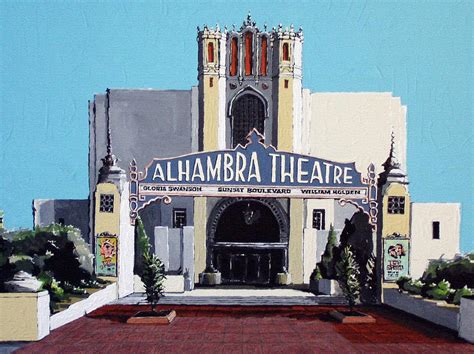 Alhambra Theatre Painting by Paul Guyer