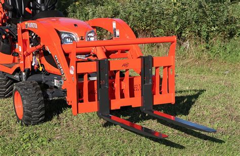 Kubota BX 36" Quick attach pallet forks attachments - BxAttachments.com