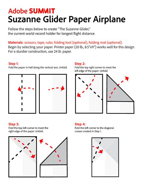 Suzanne Glider Paper Airplane Template Download Printable PDF ...