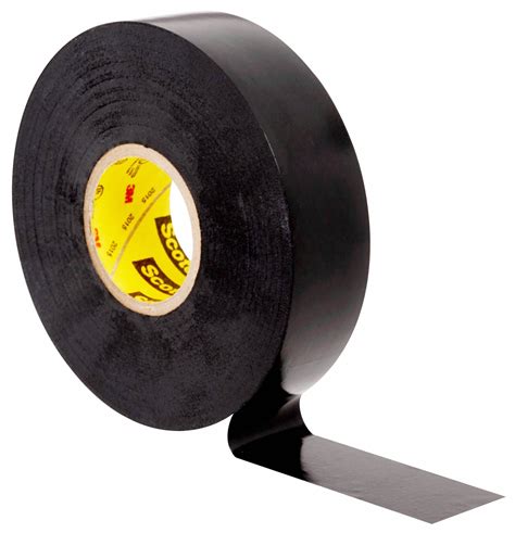 SCOTCH Vinyl Electrical Tape, Rubber Tape Adhesive, 7.0 mil Thick, 3/4 ...