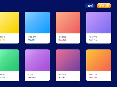 Gradient color palettes photoshop – Artofit