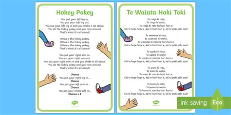 The Hokey Pokey Song English/Te Reo Māori - New Zealand, Back to School