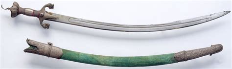 Afghan pulwar sword, 1800-1899, length 957 mm; blade length 808 mm ...