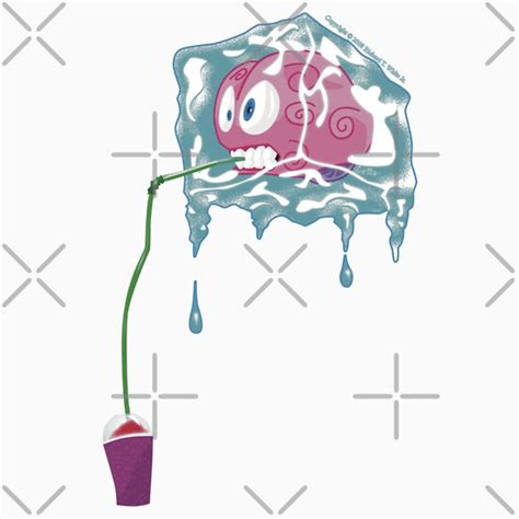 "Brain Freeze Slushie" Stickers by SEspider | Redbubble