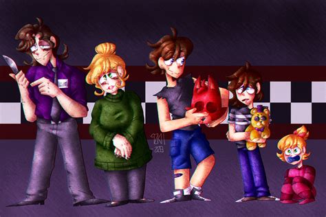 - The Afton Family V.2 - by Pokiisu on DeviantArt