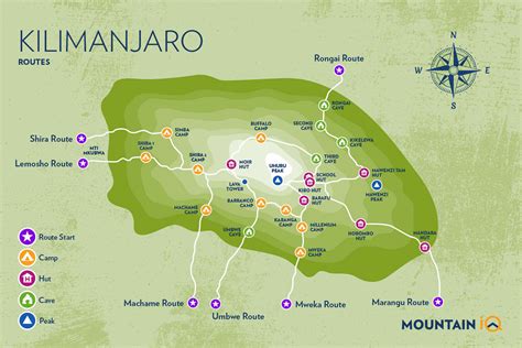 Mt Kilimanjaro Campsites (incl. Base Camp and Crater Camp)