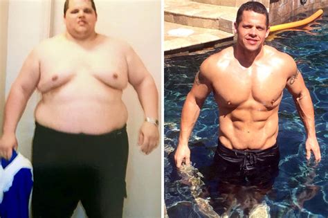 Morbidly obese man reveals how he dropped 14st naturally in just 10 ...