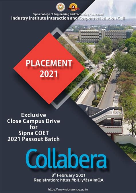 Placement 2021-Exclusive Close Campus Drive for Sipna COET 2021 – Sipna ...