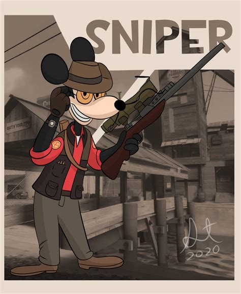 Mortimer Mouse as Sniper by Daffytitanic on DeviantArt