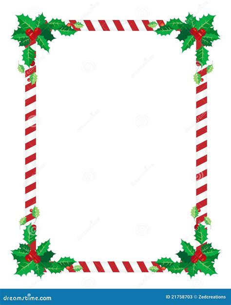 Christmas border stock vector. Illustration of edge, festive - 21758703