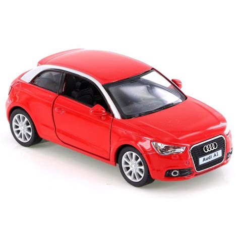 2010 Audi A1, Red - Kinsmart KT5350D - 1/32 Scale Diecast Model Toy Car ...