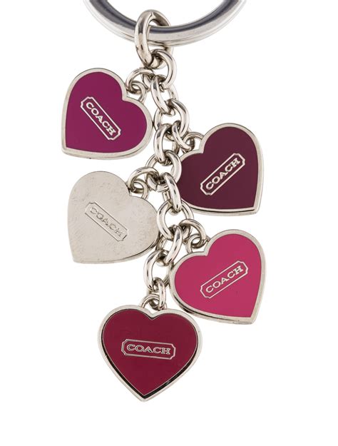 Coach Heart Charm Keychain - Accessories - CCH21526 | The RealReal