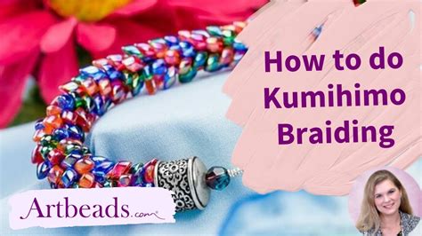 How to Do Basic Kumihimo Braids + Beaded Kumihimo - YouTube