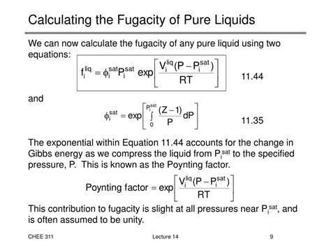 PPT - 5. Calculating Fugacity of Pure Gases PowerPoint Presentation ...