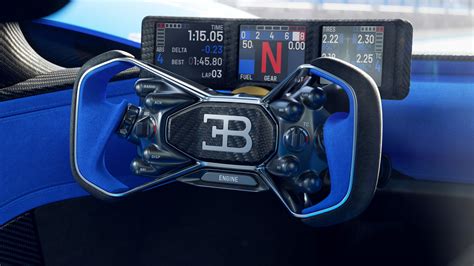 The Bugatti Bolide’s Interior Is a Track Day Paradise Draped in Blue