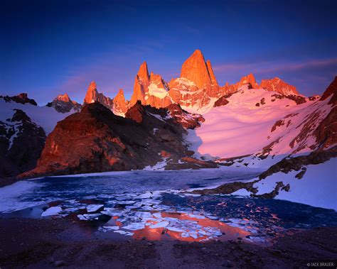 Monte Fitz Roy Alpenglow | Patagonia, Argentina | Mountain Photography ...